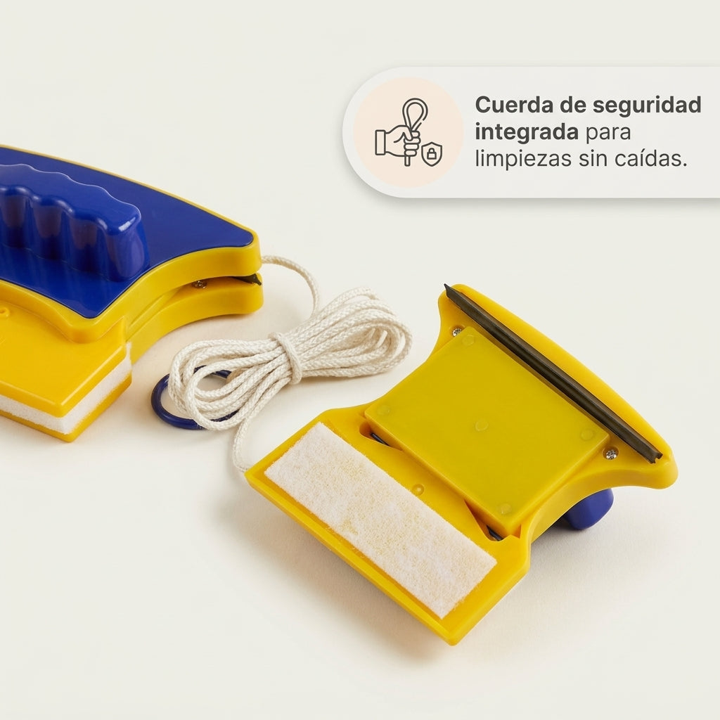 Limpia Cristales Magnético Doble Cara - MagnaShine Pro™